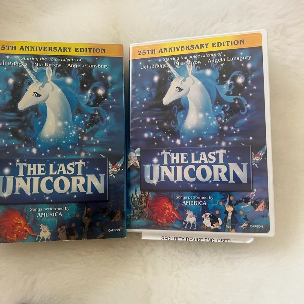 ✨🎉HP⭐️🎉Bundle DVD Disney Aladdin The Last Unicorn and Chicken Little